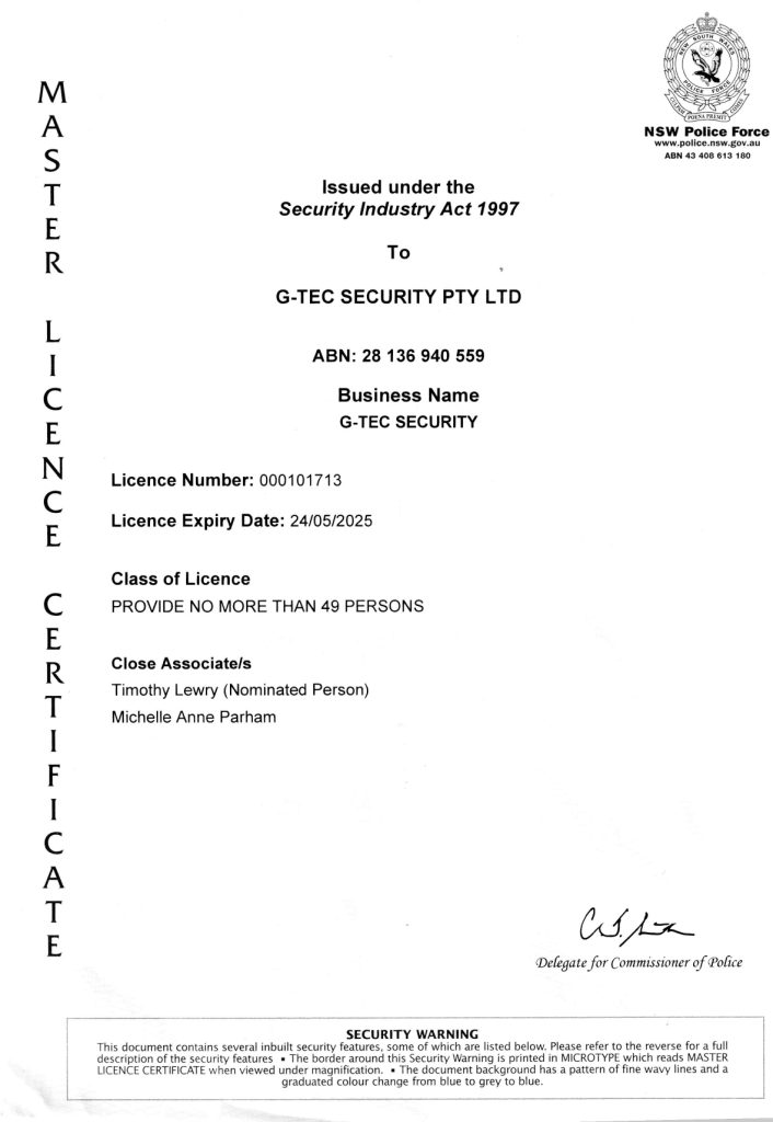 Master License